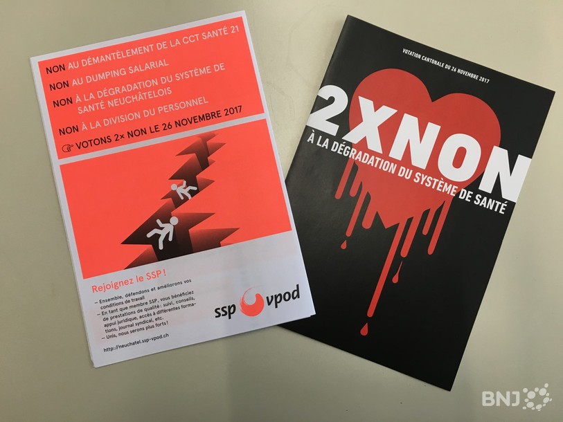 Pour maintenir la CCT Santé 21, il faut glisser un non dans l'urne le 26 novembre. 