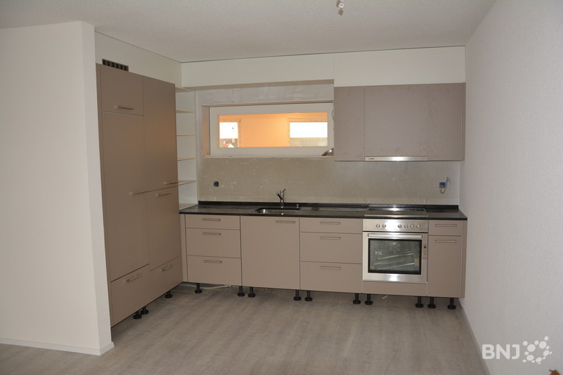 Les cuisines de ces appartements sont conçues pour être accessibles en chaise roulante.