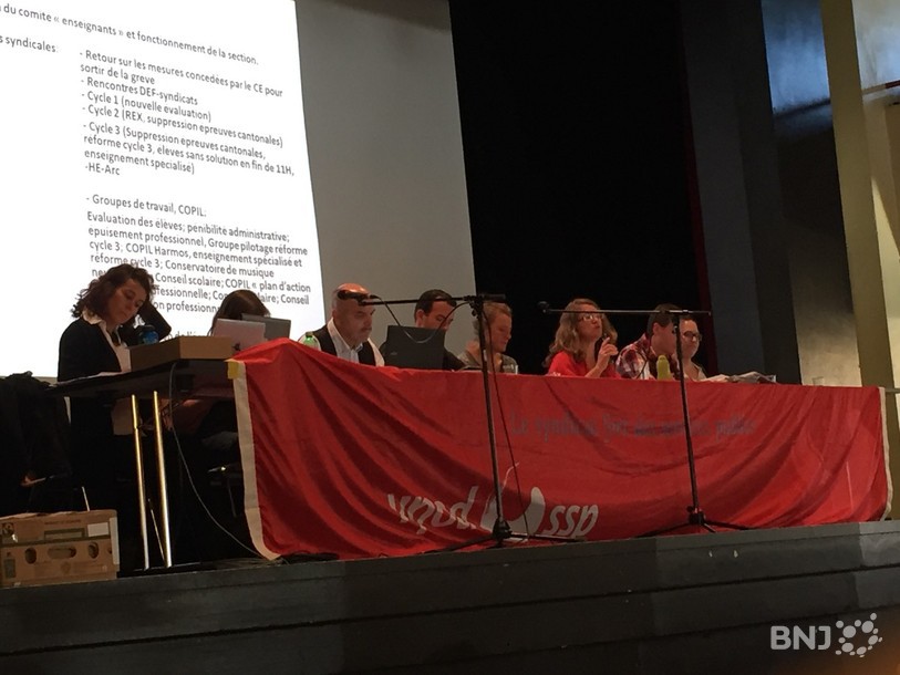 Le SSP s'est réuni à la Maison du Peuple à La Chaux-de-Fonds