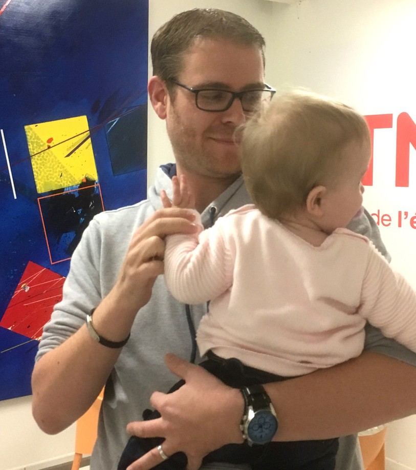 Nicolas Kessler et sa fille Flavie