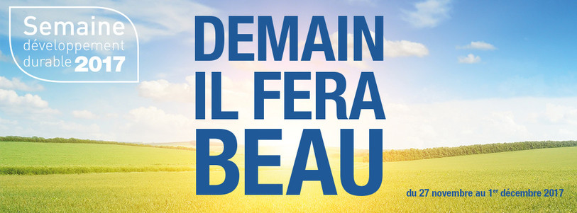 La bannière adoptée par le CPLN pour sa 4e semaine du développement durable.