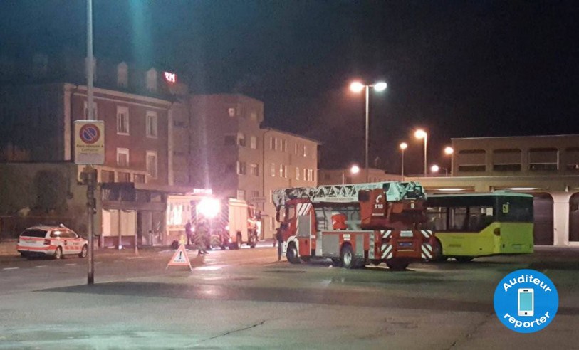 Des cartons ont pris feu à l'ancien cinéma du Colisée à Porrentruy.
