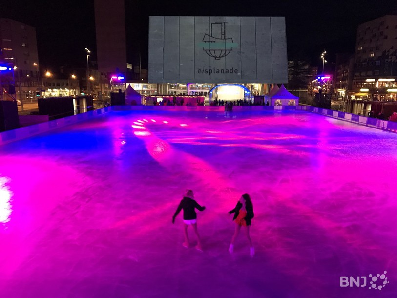L'Eisplanade a été inaugurée vendredi soir au coeur de Bienne