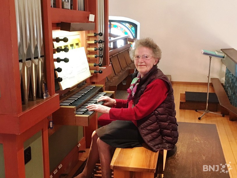 Yvonne Queloz a été organiste durant 70 ans à Saint-Brais