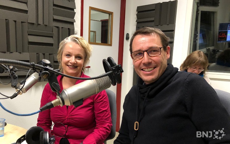  Aux micros de la Matinale: Florence Nater et Patrick Mercer.