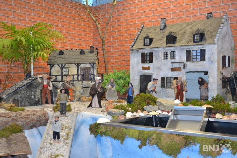L'une des crèches exposées à Moutier. 