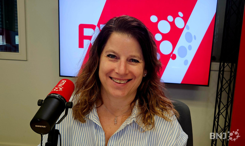 Nathalie Devantay, toujours pétillante, dans « La Matinale ».