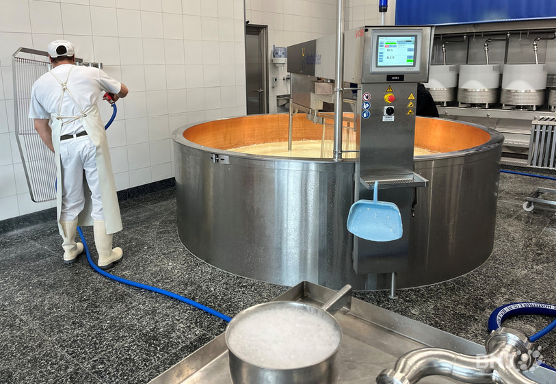 La nouvelle fromagerie est en fonction depuis quelques mois.