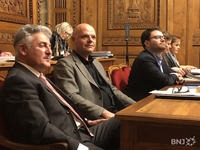 Olivier Arni a fait ses adieux aux membres du Conseil général lundi soir.