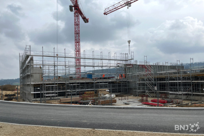 Une entreprise est déjà en construction dans la nouvelle Zone d'activités d'intérêt cantonal des Franches-Montagnes au Noirmont.