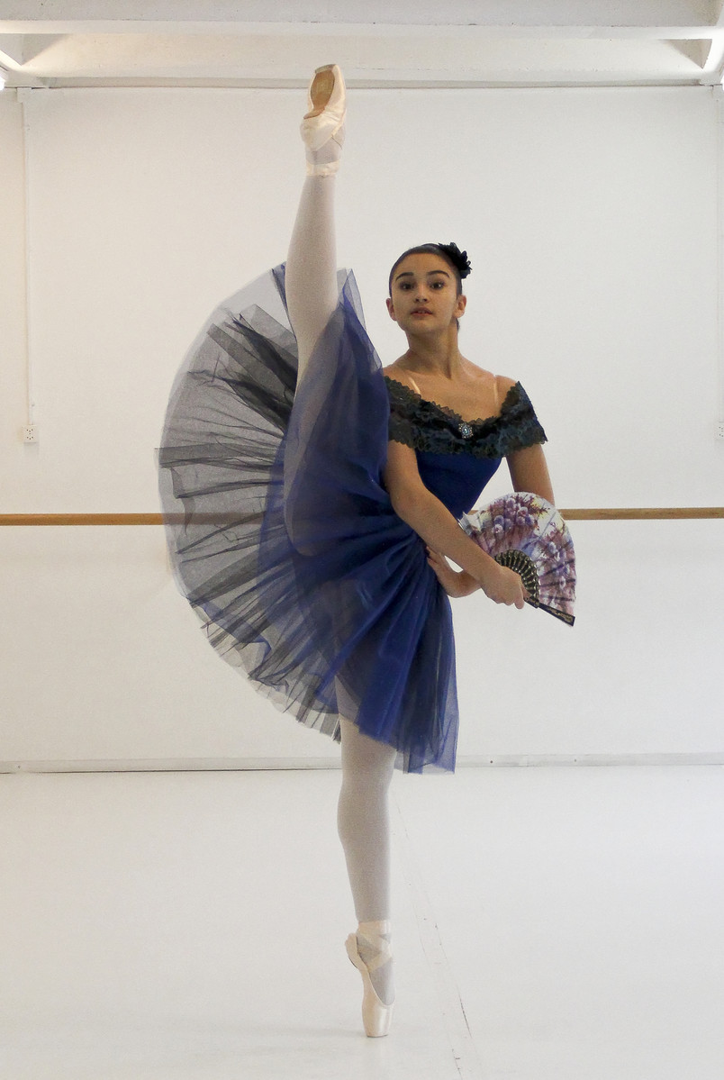 Lucia Andres participera en début d’année à des stages de danse très réputés à l'Ecole de l'English National Ballet à Londres et au Russian Master Ballet à Alicante. Photo: École de Danse Inès Meury Bertaiola