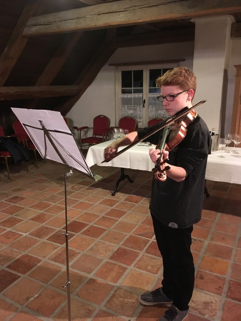 Colin Soldati pratique le violon depuis l'enfance.