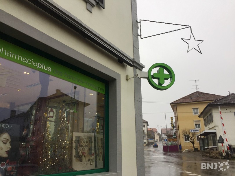 la pharmacie des Franches-Montagnes à Saignelégier