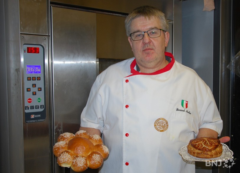 Nicolas Perriard et ses galettes. 
