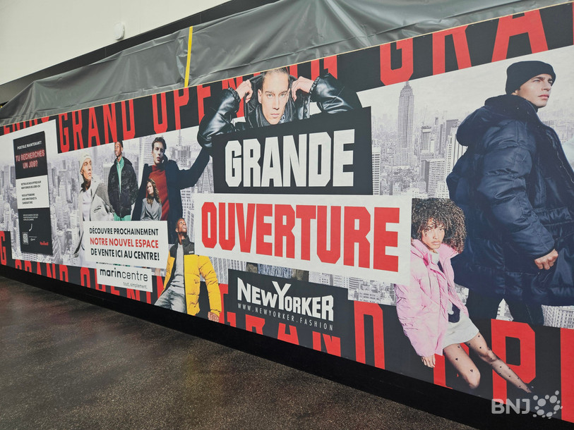 Après La Maladière Centre, l'enseigne de vêtements New Yorker ouvrira un deuxième magasin dans le canton de Neuchâtel. Ce dernier prendra place dans les locaux qui étaient occupés par SportX à Marin Centre.