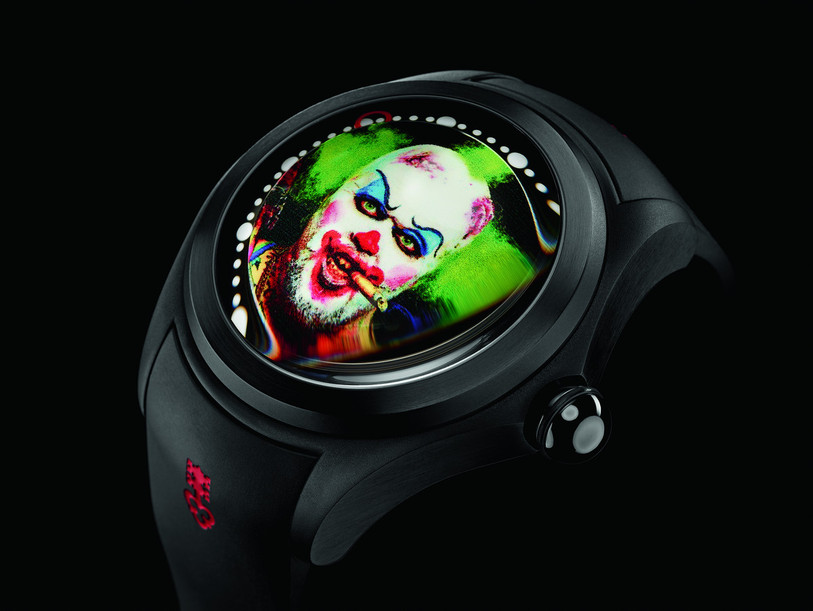La montre Bubble Clown de Corum.