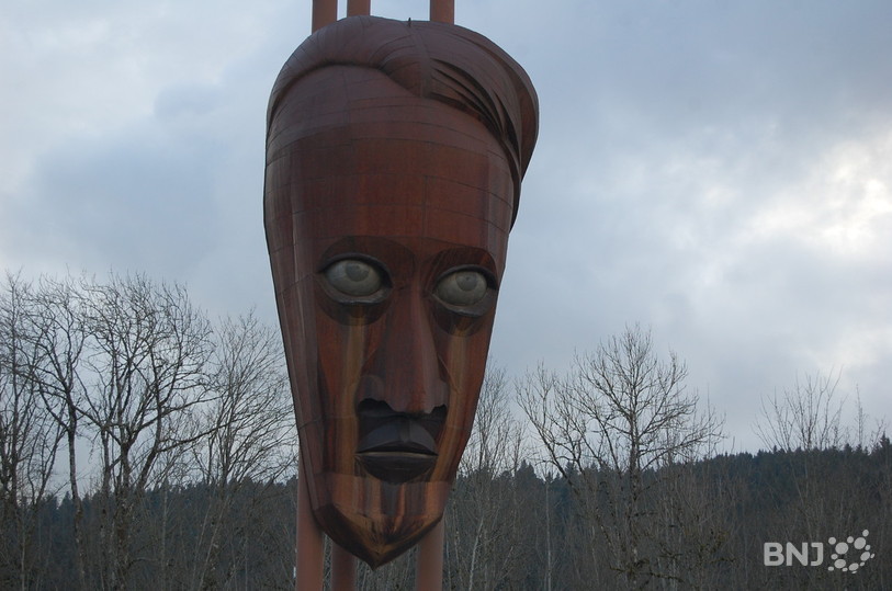 Le rond-point de Pontarlier. 