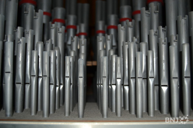 L'orgue de la Salle de musique de La Chaux-de-Fonds.