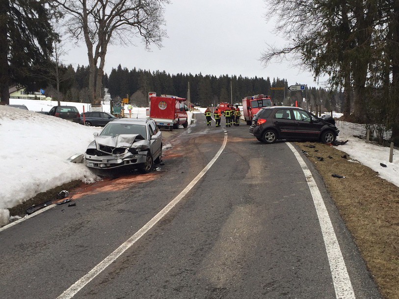 La collision a fait quatre blessés (Photo: police bernoise)