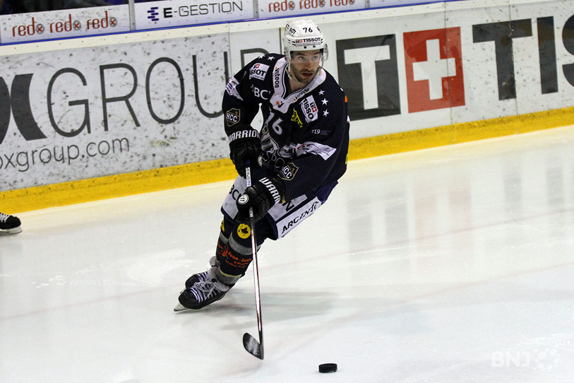 Gaëtan Augsburger a inscrit le 2e but chaux-de-fonniers