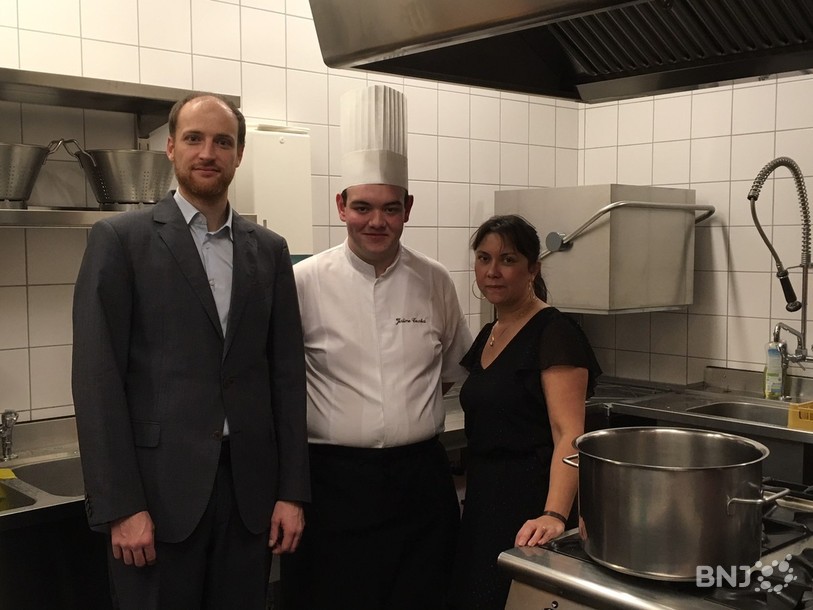 Benedikt Hoyaz, Jérôme Courbat et Caroline Charmillot