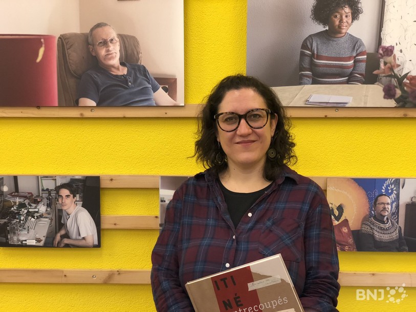 la photographe Ghislaine Heger a bénéficié de l'aide-sociale quelques mois et a souhaité en faire une exposition.