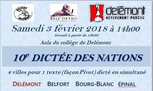 Dictée des nations