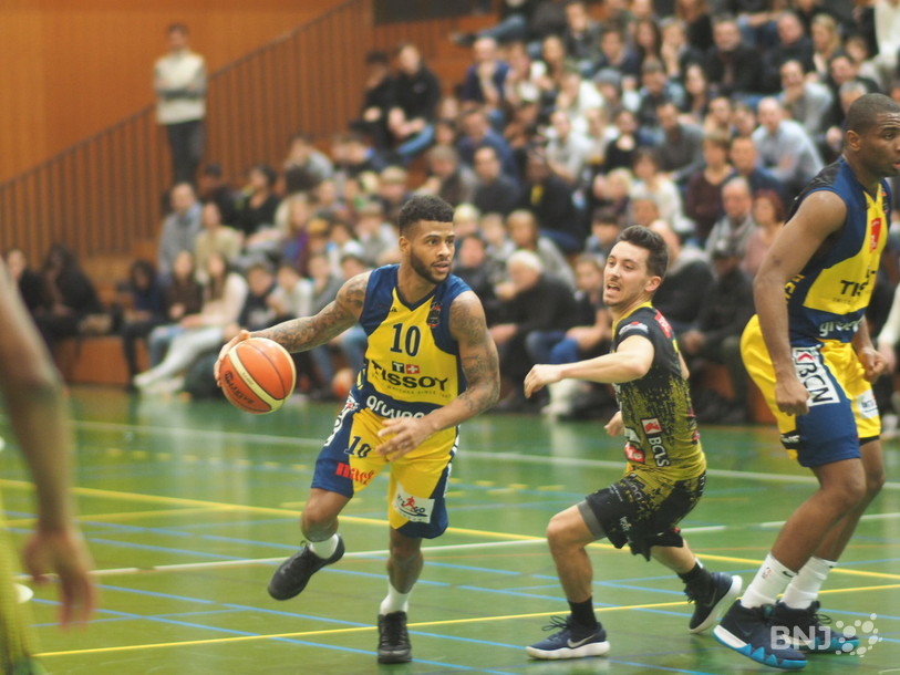 Union Neuchâtel a perdu pied malgré les 14 points de Bryan Colon.