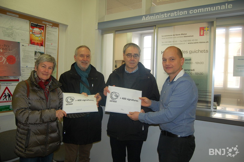 Dominique Quiroga, Lorenzo Zago et Jean-Philippe Scalbert, du comité 