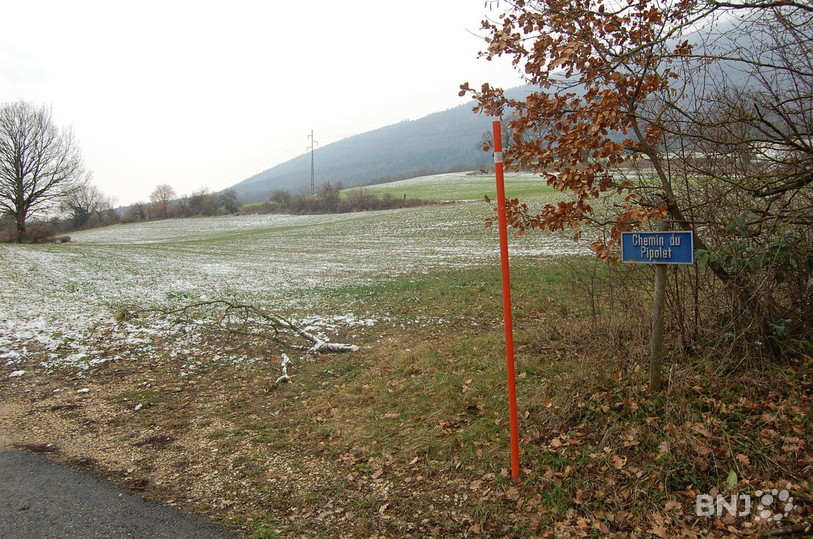 La parcelle des Chauderons à Saint-Blaise où un projet immobilier est prévu.