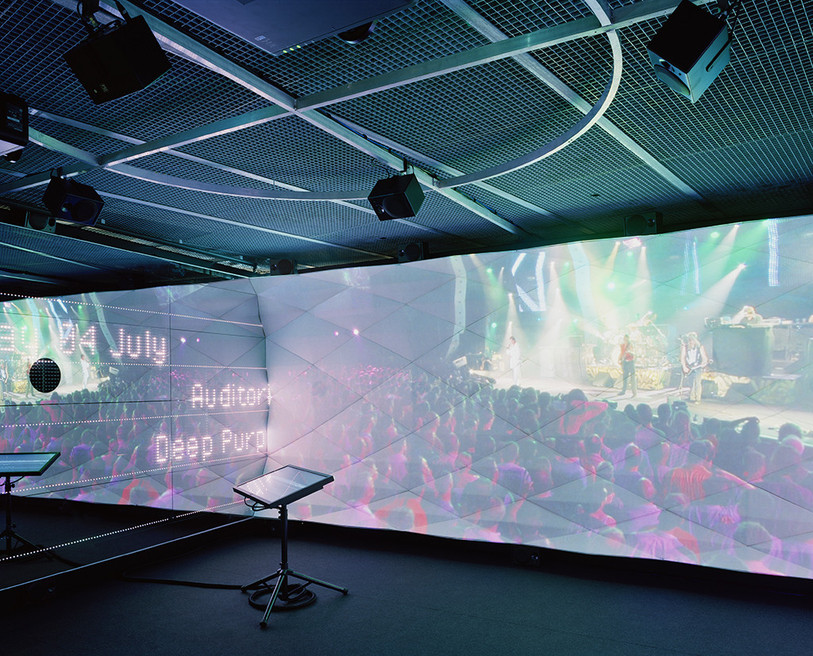 Le Montreux Jazz Heritage Lab offre une expérience immersive de certains extraits de concert du festival. (source : EPFL+ECAL Lab © Joël Tettamanti)