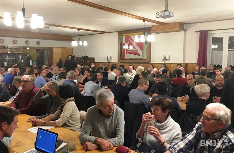 Les sympathisants PDC se sont déplacés en nombre à Glovelier. 