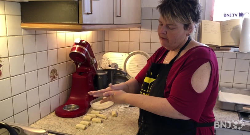 Sophie Meyer en pleine préparation.