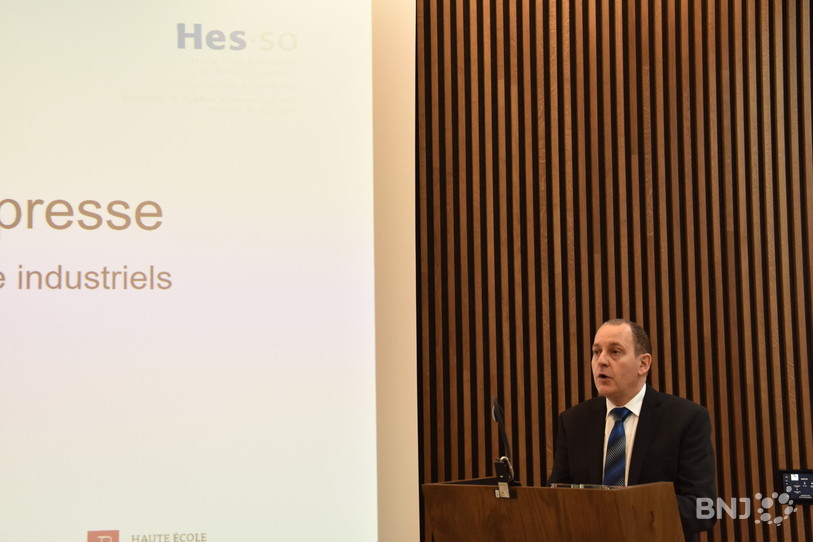 Olivier Naef, responsable du domaine « Architecture et ingénierie » de la HES-SO a présenté cette nouvelle filière