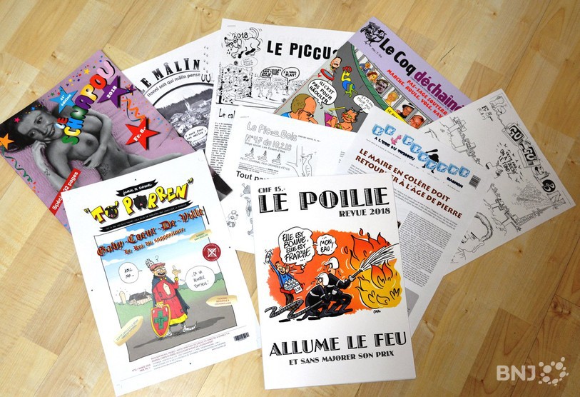 Les journaux de carnaval 2018 sortent de presse ces jours.  