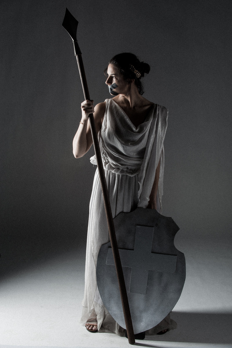 Morgane Schaller en Dame Helvetia