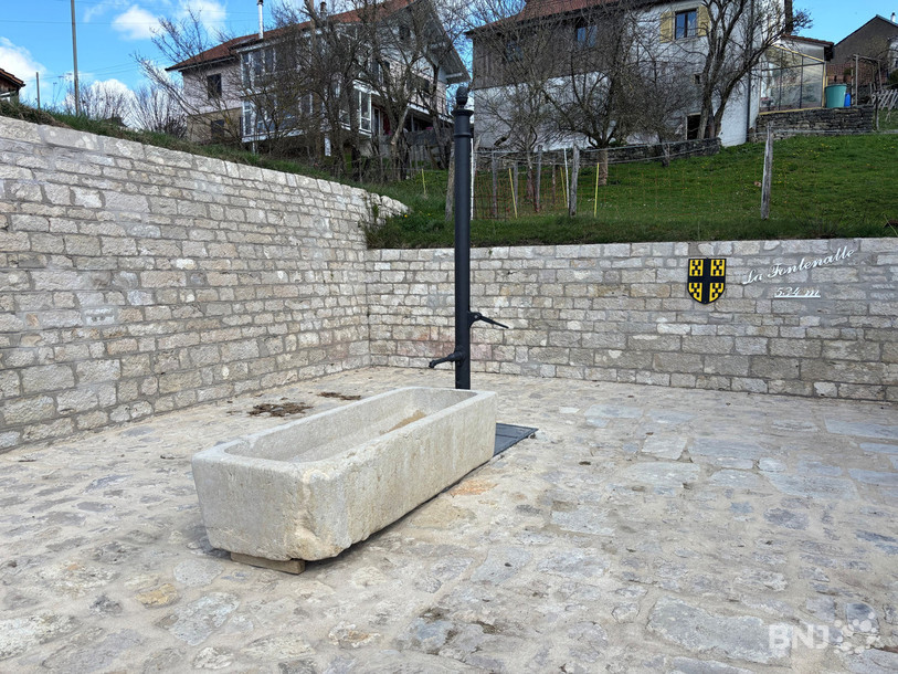 La deuxième fontaine à avoir été rénovée.