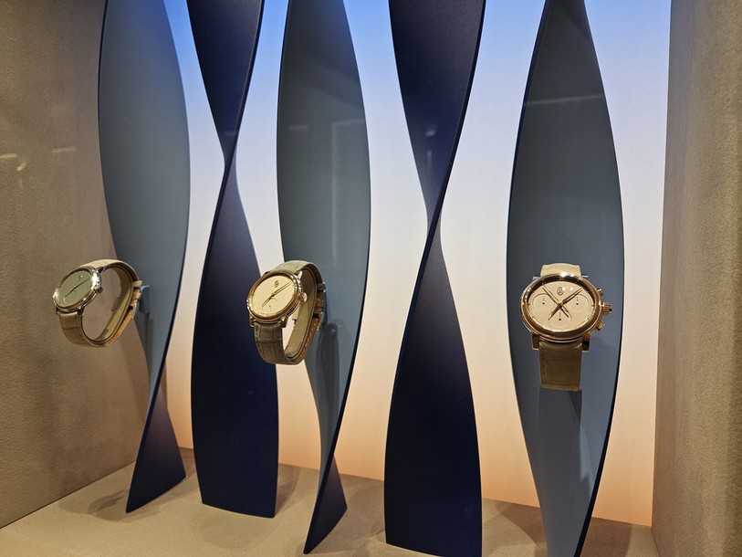 Des montres de Parmigiani lors du Watches and Wonders 2025.