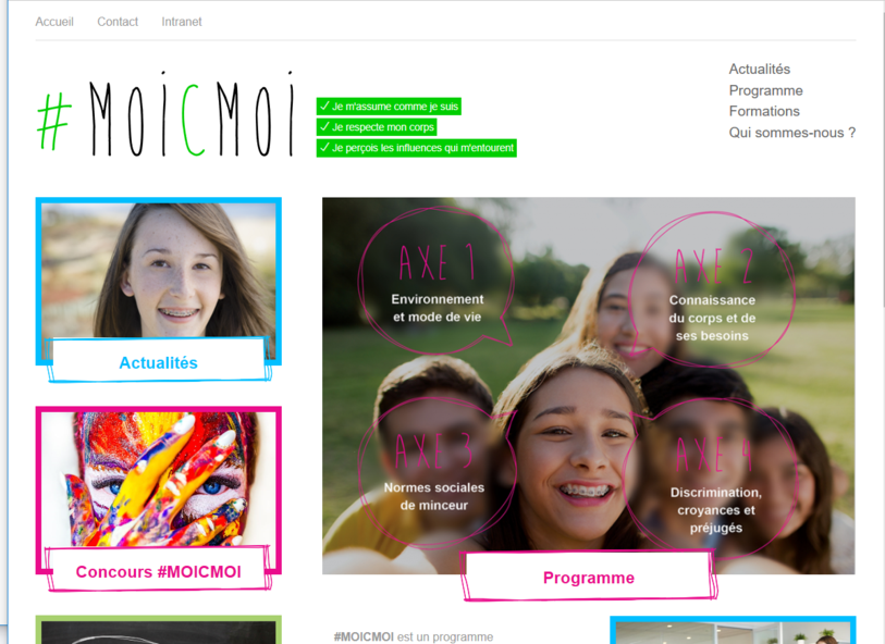 (Image : moicmoi.ch) Le programme MOICMOI a été lancé en 2016 par la Fondation O2 dans les écoles jurassiennes