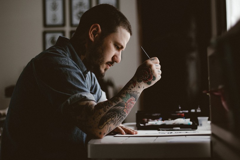 Un homme, un artiste