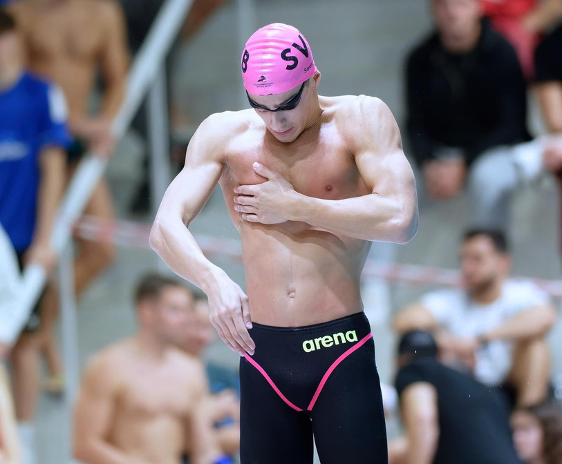 Gaëtan Saucy veut briller aux Championnats de Suisse de natation en grand bassin pour s'ouvrir de nouvelles portes. (Photo : Gaëtan Saucy)