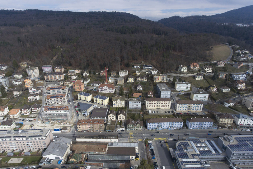 Zone du Chanet au dessus de la rue des Draizes (crédit Stefano Iori).
