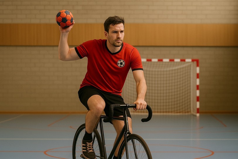 Après le foot, le handball pourrait se faire sur un vélo.