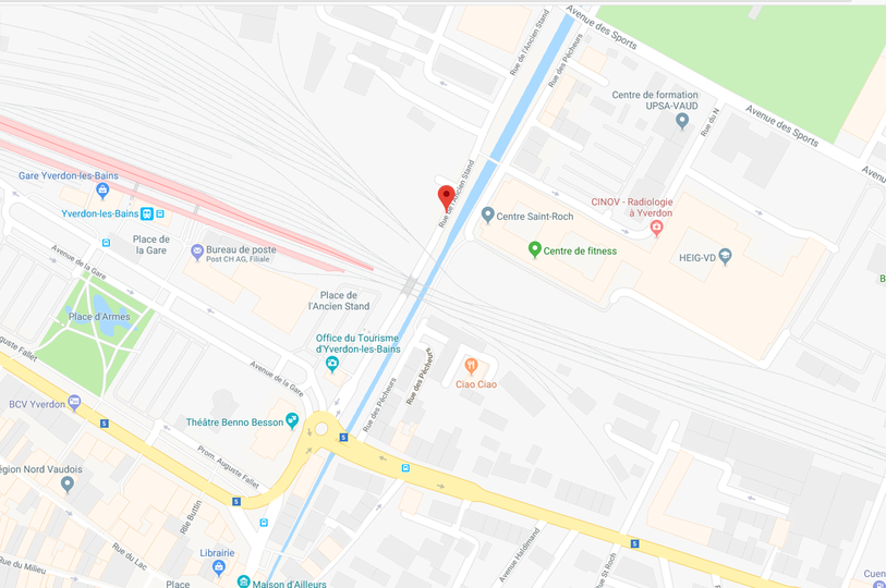 L'agression s'est produite entre le Comptoir du Nord vaudois et la route de l'Ancien Stand à Yverdon-les-Bains.