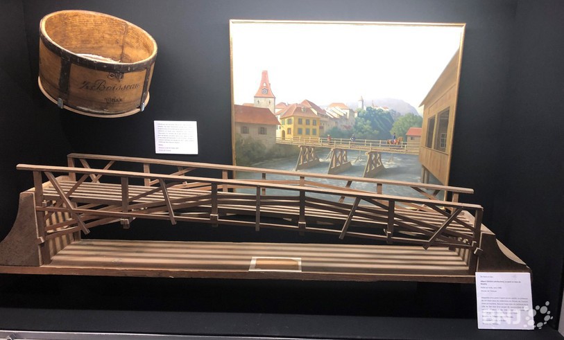 Le Musée de l'Areuse dévoile la maquette d'un pont dont on ignore l'origine.