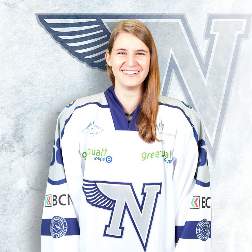 Ophélie Ryser, capitaine de la Neuchâtel Hockey Academy, s'en va au Tessin. (Photo : Neuchâtel Hockey Academy)