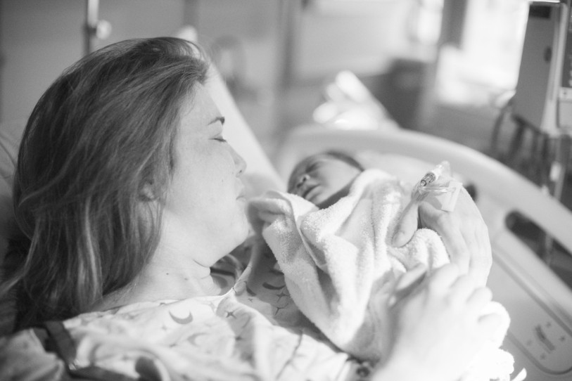 maman et son bébé