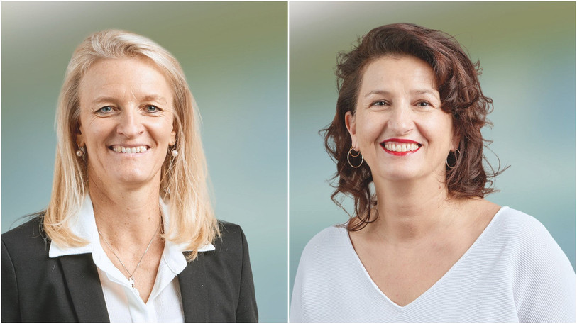 Elisabeth Beck et Morena Pozner (photos: PSJB)