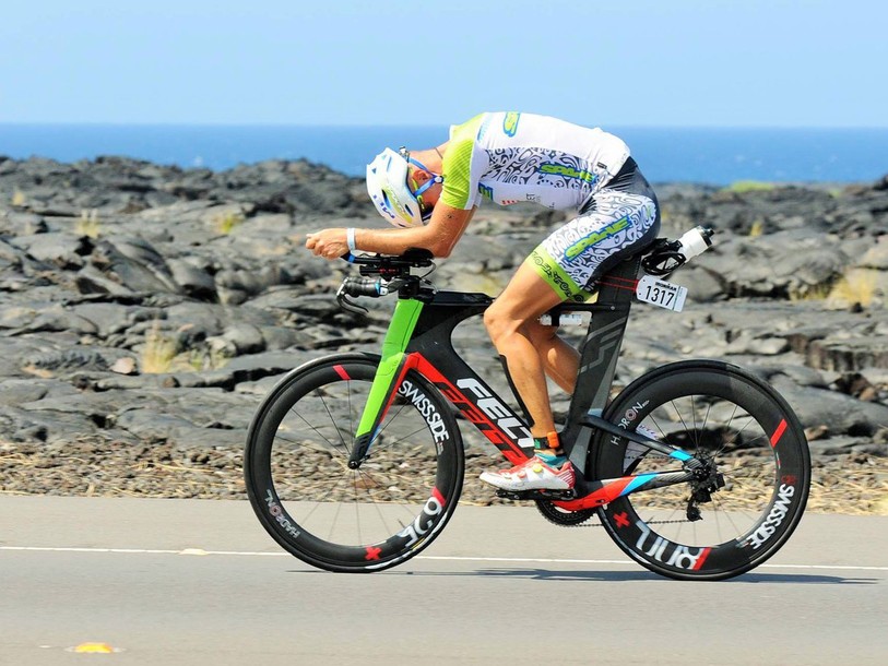 Romain Christe en plein effort à Port Elizabeth