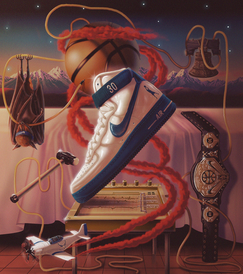Illustration de Dexter Maurer pour Nike